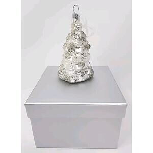 Valerie Parr Hill Glitter Christmas Tree ornaments in box U267C